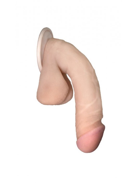 Сувенирный фаллос на присоске 03 - 17 см. - LOVETOY (А-Полимер) - купить с доставкой в Димитровграде