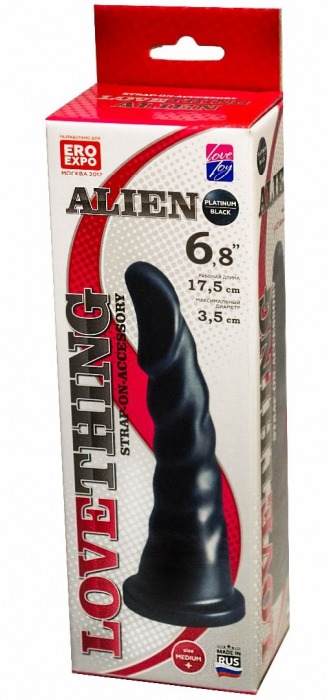 Насадка для трусиков харнесс Alien - 17,5 см. - LOVETOY (А-Полимер) - купить с доставкой в Димитровграде
