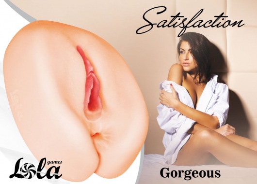 Мастурбатор с 2 тоннелями Satisfaction Gorgeous - Lola Games - в Димитровграде купить с доставкой