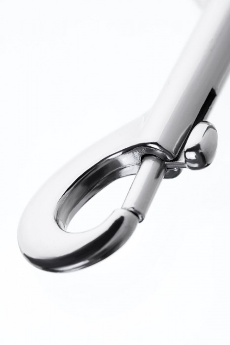 Серебристый двухсторонний карабин TOYFA Metal - ToyFa - купить с доставкой в Димитровграде