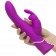 Лиловый вибратор-кролик Curve Rechargeable Rabbit Vibrator - 25,4 см. - Happy Rabbit купить в Димитровграде с доставкой в Orgasmix.ru Лиловый вибратор-кролик Curve Rechargeable Rabbit Vibrator - 25,4 см. - Happy Rabbit