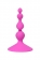 Розовая силиконовая анальная пробка Loverty - 8 см. - ToyFa в Димитровграде Розовая силиконовая анальная пробка Loverty - 8 см. - ToyFa