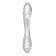 Прозрачный двусторонний стеклянный фаллоимитатор Dazzling Crystal 1 - 18,5 см. - Satisfyer купить с доставкой в интернет-магазине Orgasmix в Димитровграде Прозрачный двусторонний стеклянный фаллоимитатор Dazzling Crystal 1 - 18,5 см. - Satisfyer