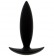 Чёрная мини-пробка для анальной стимуляции BOOTYFUL ANAL PLUG XTRA SMALL BLACK - 9 см. - Dream Toys в Димитровграде Чёрная мини-пробка для анальной стимуляции BOOTYFUL ANAL PLUG XTRA SMALL BLACK - 9 см. - Dream Toys